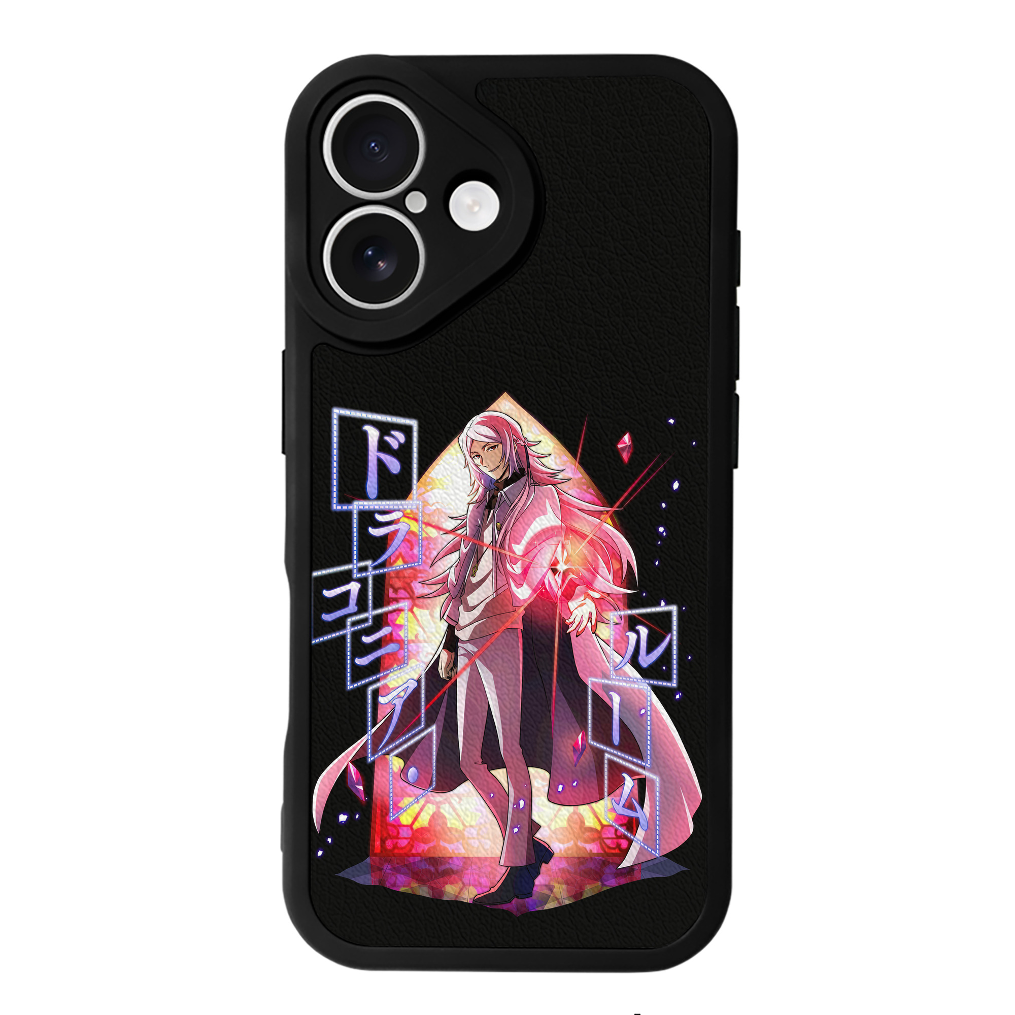 （画像用） 文豪ストレイドッグス Bungo Stray Dogs 【iPhone 16シリーズ対応】シリコンスマホケース（レザー調） 材質：シリコン